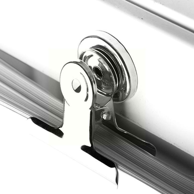 Metal Fridge Magnetic Stickers Clips Fridge Wall Memo Magnet Note Strong Holder Message Magnetic Whiteboard Clips Clamp U8M1