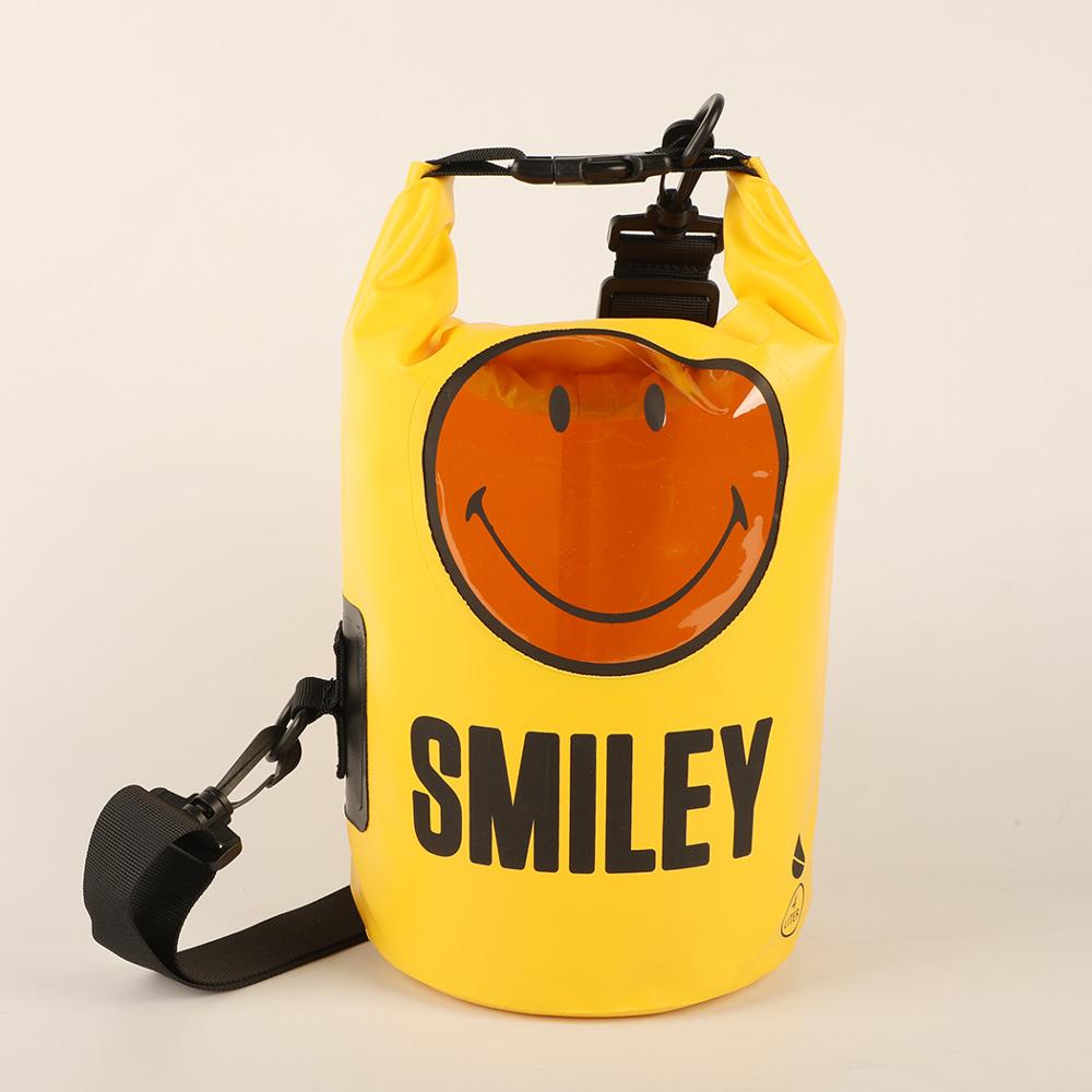 4L Waterproof Dry Bag with Detachable Shoulder Strap for Swimming Kayak Rafting Boating waterproof bag with Transparent viewport: Yellow Color