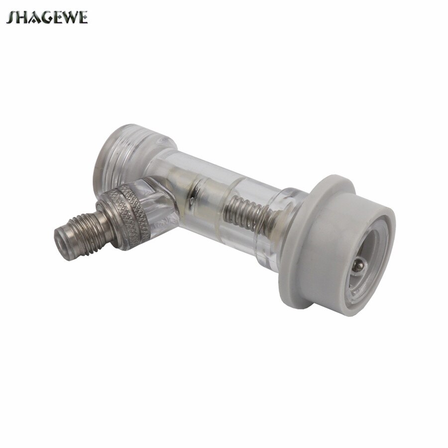 Bloqueo de bola desconectar con válvula de Gas 1/4 "MFL Conector de rosca para cerveza Soda barril de Cornelio Homebrewing