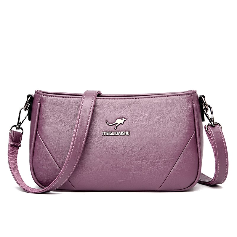 OLD TANG Famous Brand Square Shoulder Bags for Women Handbags Crossbody Bag Trend Messenger Bag: Purple