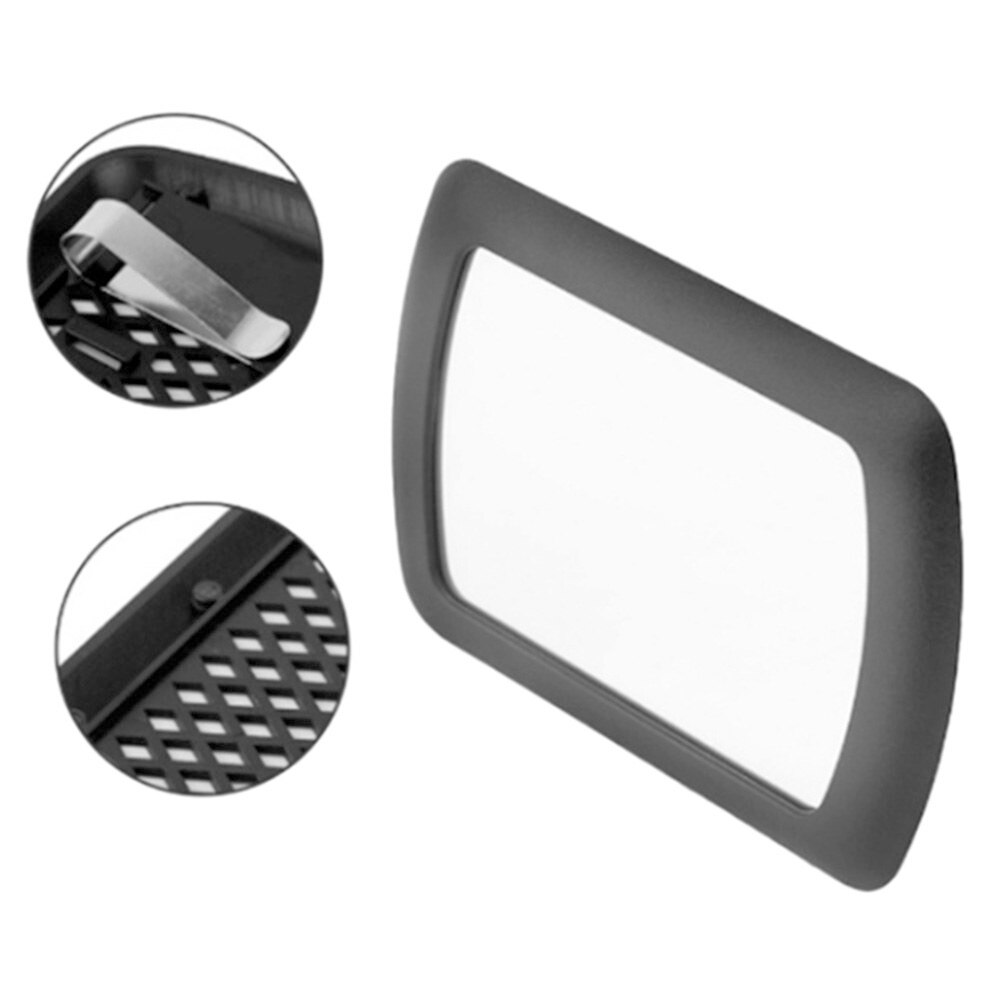 Parasol con Clip para coche, espejo de tocador, sombra solar, espejo cosmético, parasol para coche espejo para visera