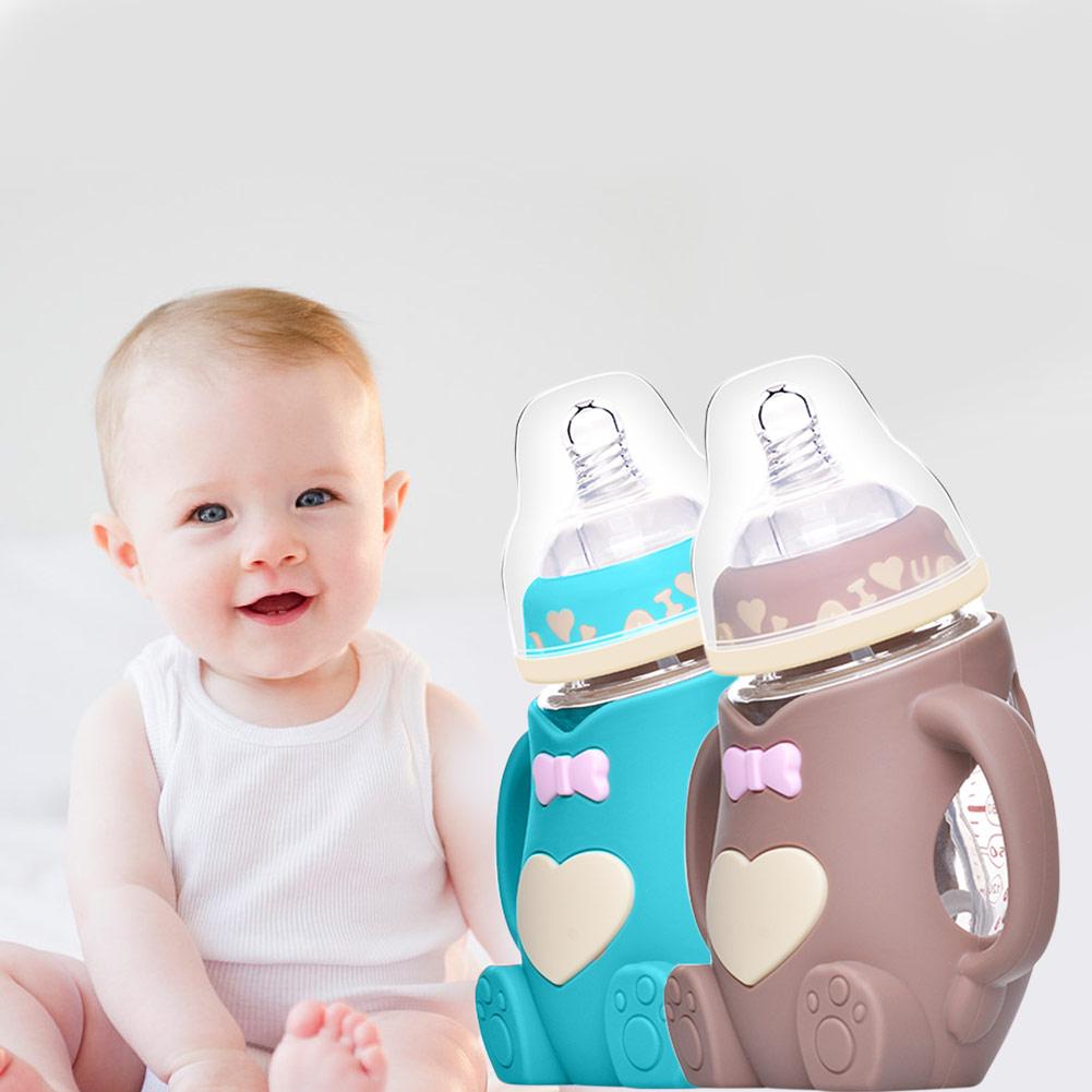 Baby Bottle Anti Colic Air Standard Diameter Infant Nursing Bottle Feeding Cup With Grip And Neck Nipple Baby Feeding Bottle