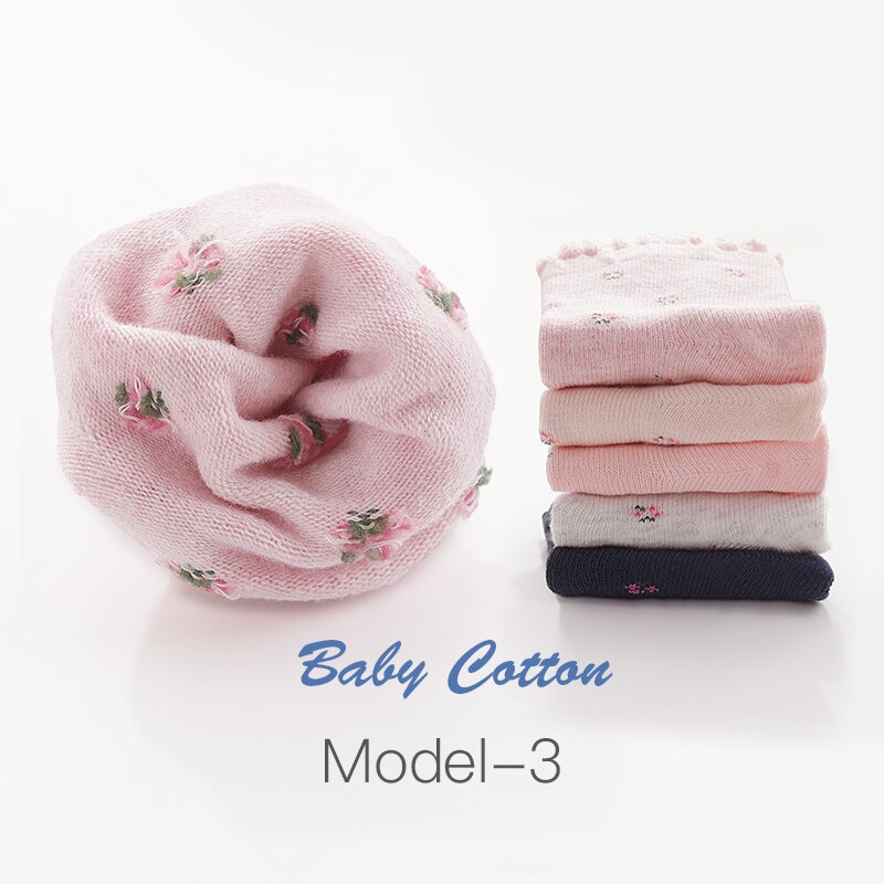 YATEMO 5 par/lote de calcetines calientes para bebés lindos calcetines de algodón suave ropa para bebés recién nacidos niñas niños calcetines Accesorios para niños: 1028-1 / 12 meses