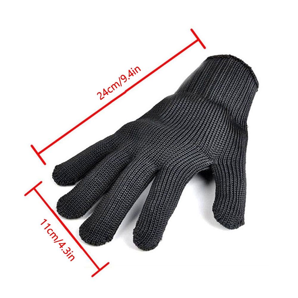 2 szt. Ekstremalne odporne na przecięcie odporne na zużycie kuchnia grill grube silikonowe rękawice kuchenne grill długie rękawiczki na dodatkowe przedramię chroni