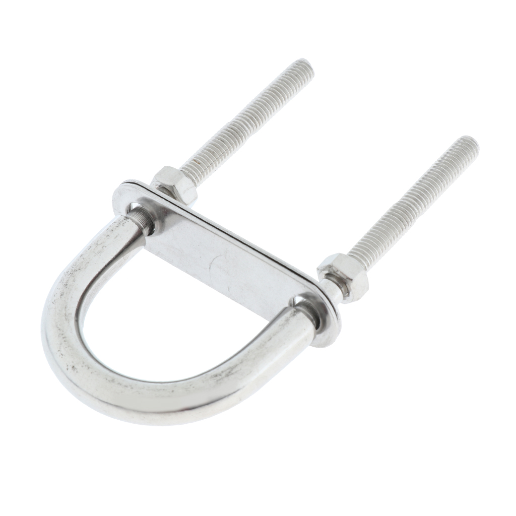 304 Stainless Steel Boat Bow / Stern Eye, U-Bolt, Marine Rigging M5*78