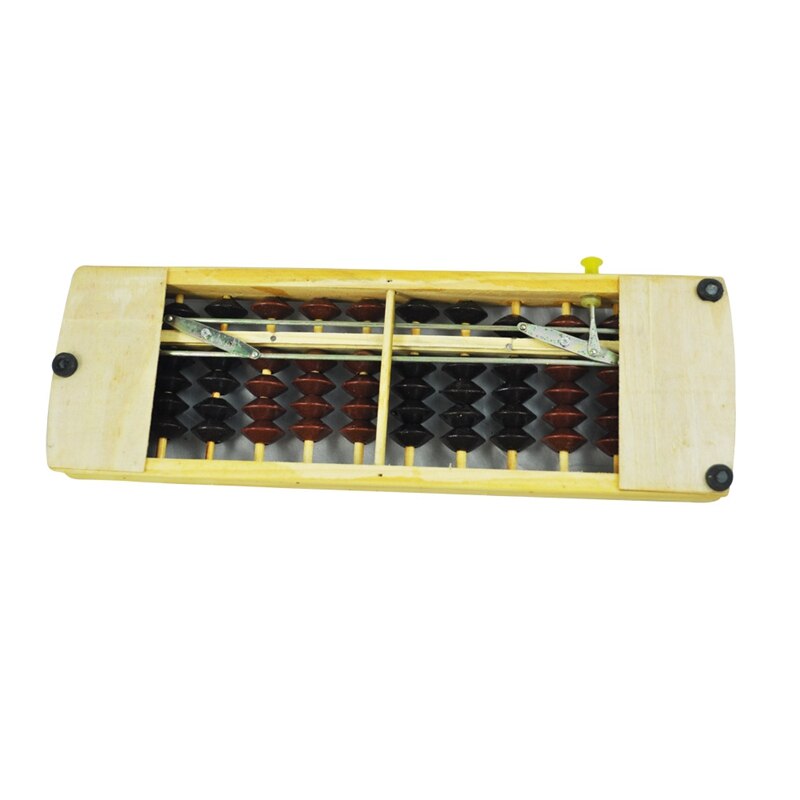 Bruin Zwart Bead School Berekening Japanse Soroban Hout Abacus