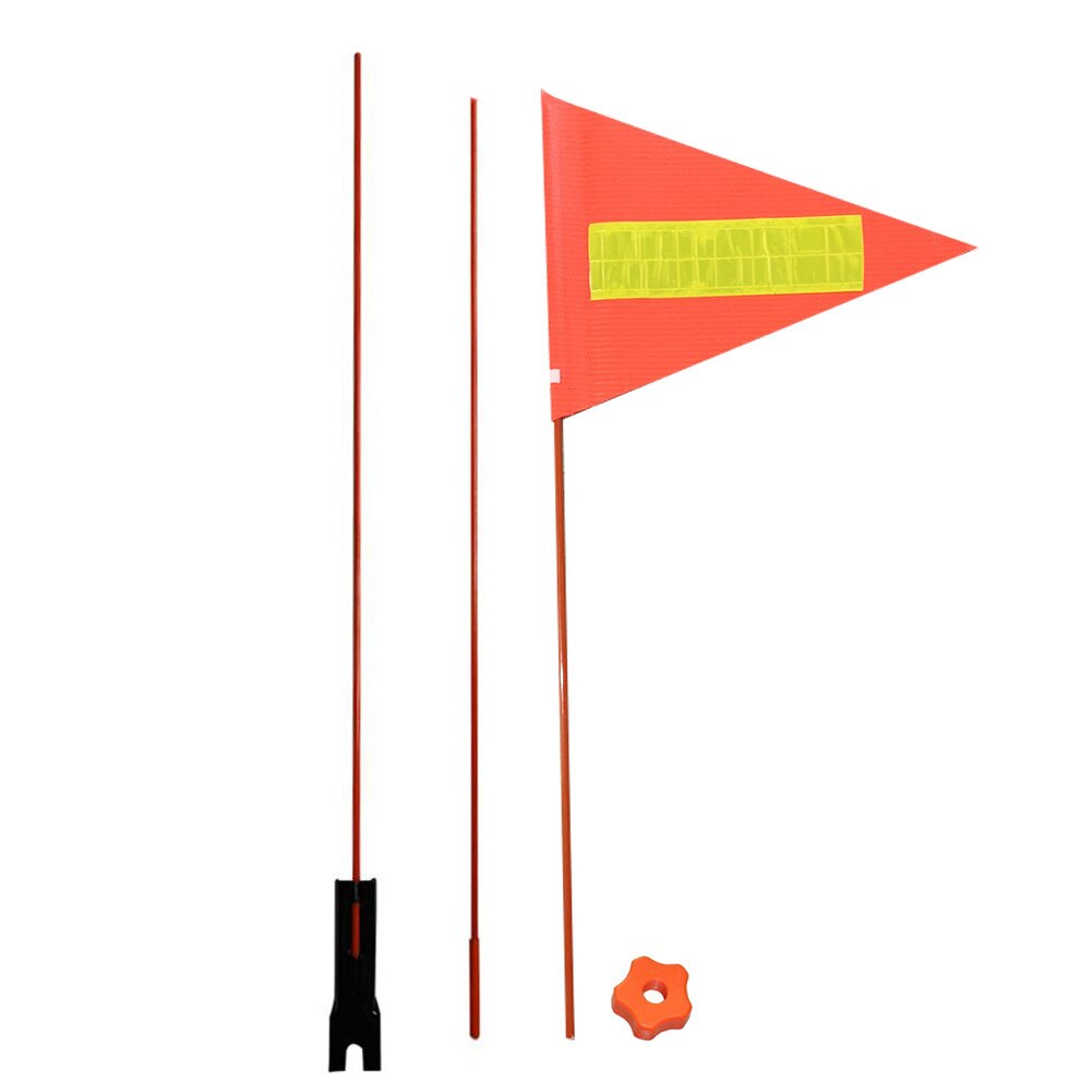 Fiets Veiligheid Vlag Kinderen Fiets Veiligheid Driehoekige Vlag Met Montagebeugel Voor Jongens Meisjes Fietsen: Yellow