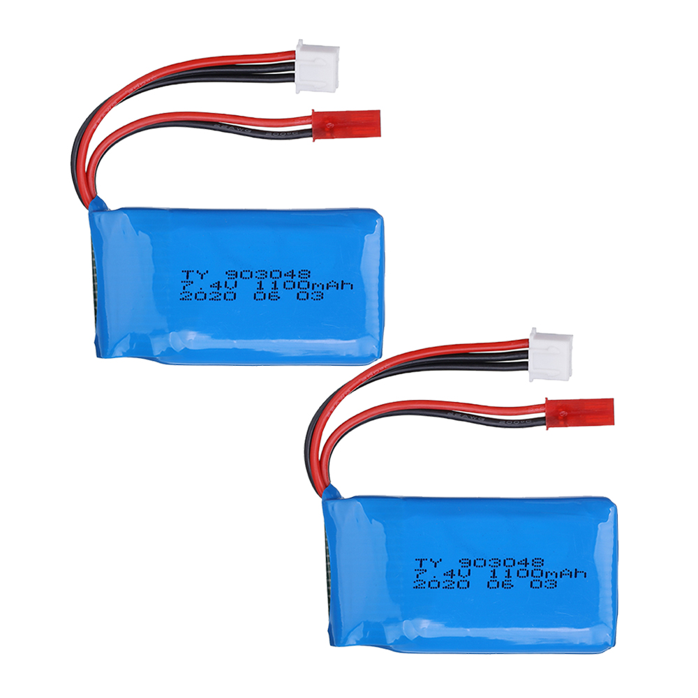 7,4 V 1100 mAh Li-Po Batterie für WLtoys A949 A959 A969 A979 V912 V913 V353 k929 V262 L959 T23 T55 F45 2S 7,4 V Auto Batterie teile: verrotten