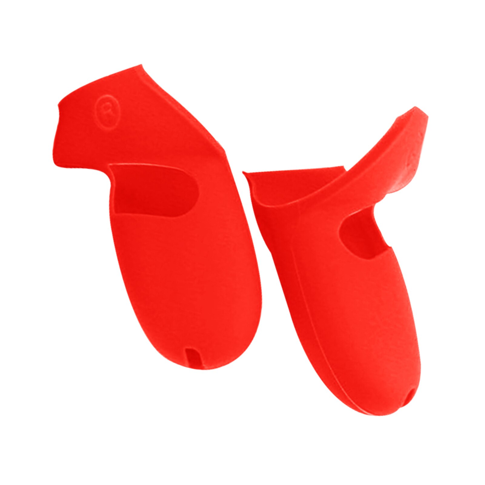 1 par à prova de choque jogo console vr óculos acessórios controlador capa protetora caso pele macia silicone para oculus quest 2: RED