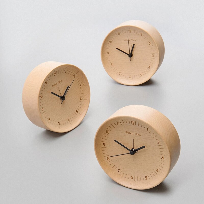 Xiaomi drewniany cyfrowy budzik wklęsły projekt niemiecki materiał bukowy nowoczesny zalesiony cyfrowy budzik robić dekoracji Farmhous