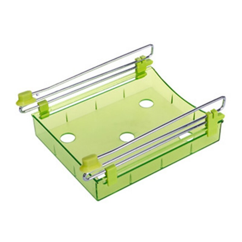 Pull Out Refrigerator Storage Box Plastic Household Storage Box Storage Rack Food Container For Kitchen