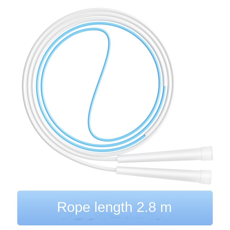 New sand-style rope skipping fitness pvc rope student jump rope competition fitness equipment aerobic exercise: Blue and white
