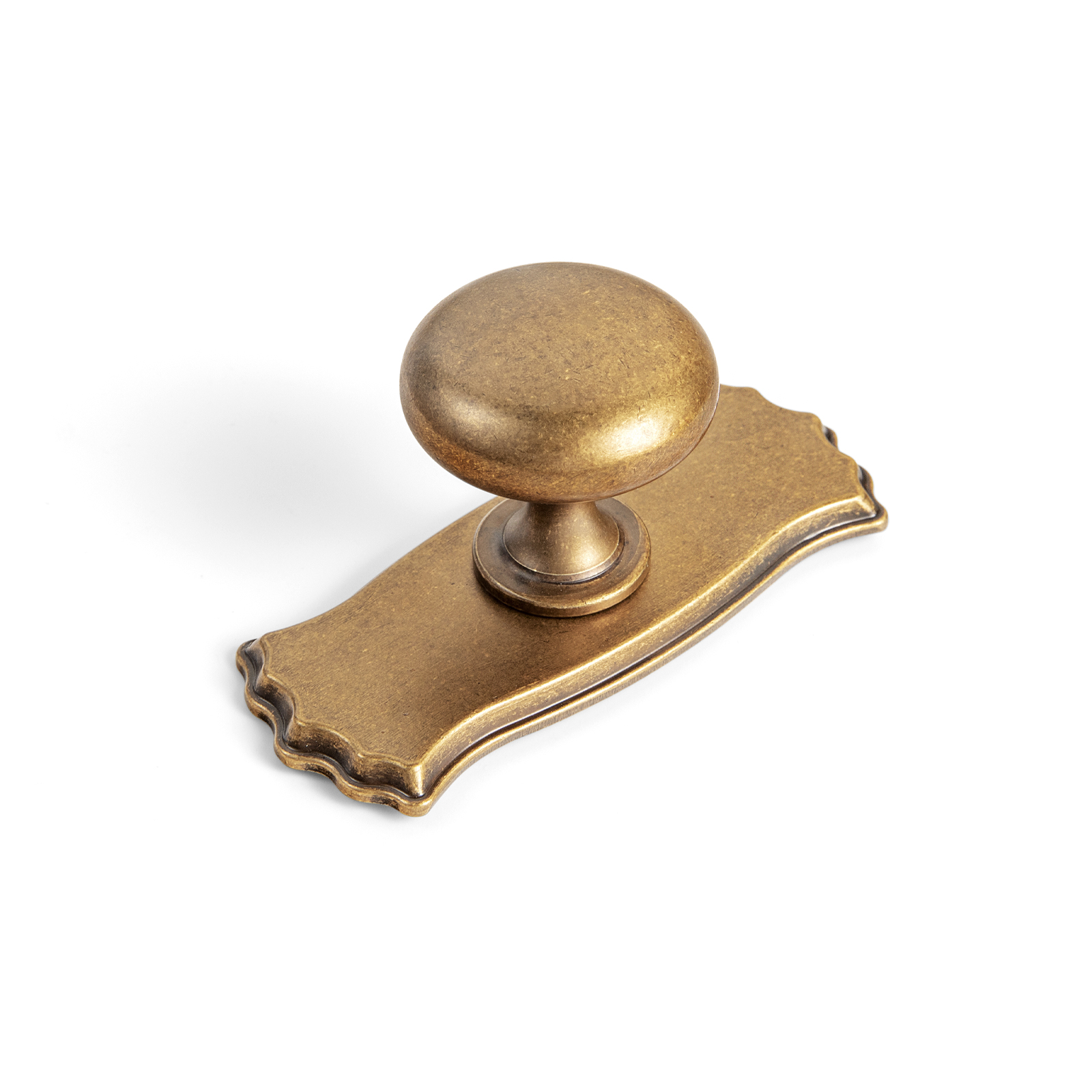 Stevige knop van zinklegering met basisbedekking, meubelgreep, kastknop en handgrepen van antiek messing