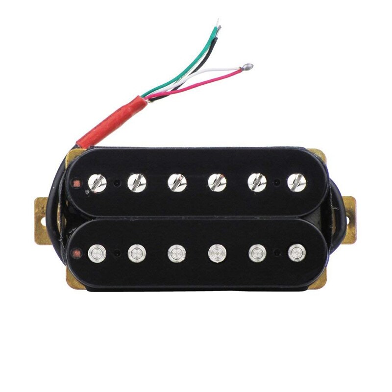 Gitara elektryczna przetworniki Humbucker most Alnico V ulec poprawie czarny