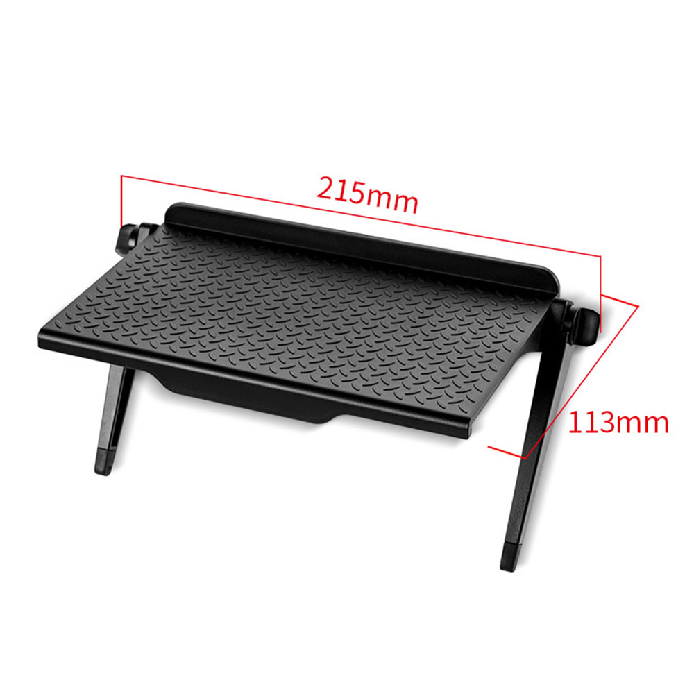 Adjustable TV Screen Top Shelf Computer Monitor Desktop Screen Top Storage Rack TV Media Box, Router Shelf Rack Home Organizer: Red