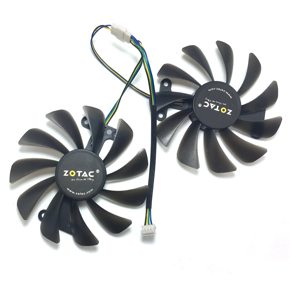 95MM 4PIN GFM10012H12SPA GAA8S2U Cooling fans For ZOTAC GTX1070/1080 AMP ED 8GB As Replacement DIY FANS video card fan GPU: Default Title