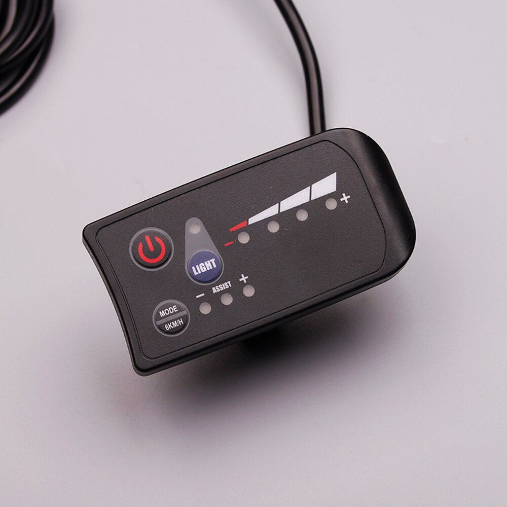 Elektrisk cykel 24v 36v 48v 250w/350w elektrisk cykel ebike vandtæt led display meter børsteløs ebike controller