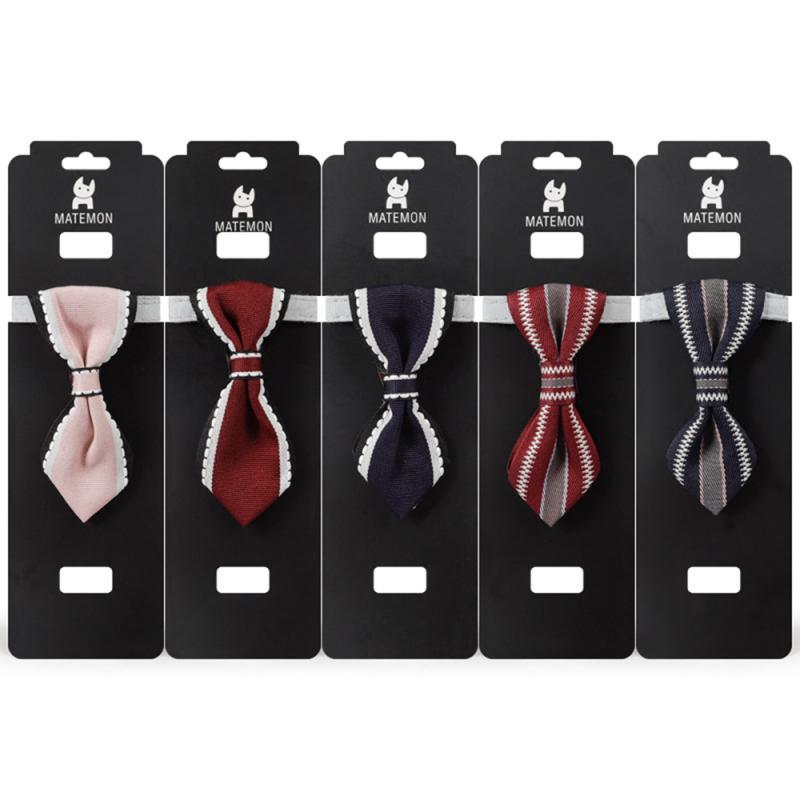 Ajustable mascota cachorro lazo para perros corbata de cuello Gato perro cuello de corbata vacaciones boda Caballero decoración mascotas accesorios