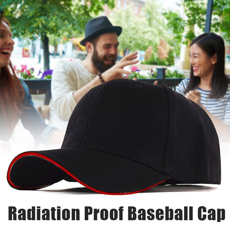 Unisex EMF Radiation Protection Baseball Cap Rfid Shielding Electromagnetic Hat Baseball Cap Outdoor Sun Hat Snapback Hat