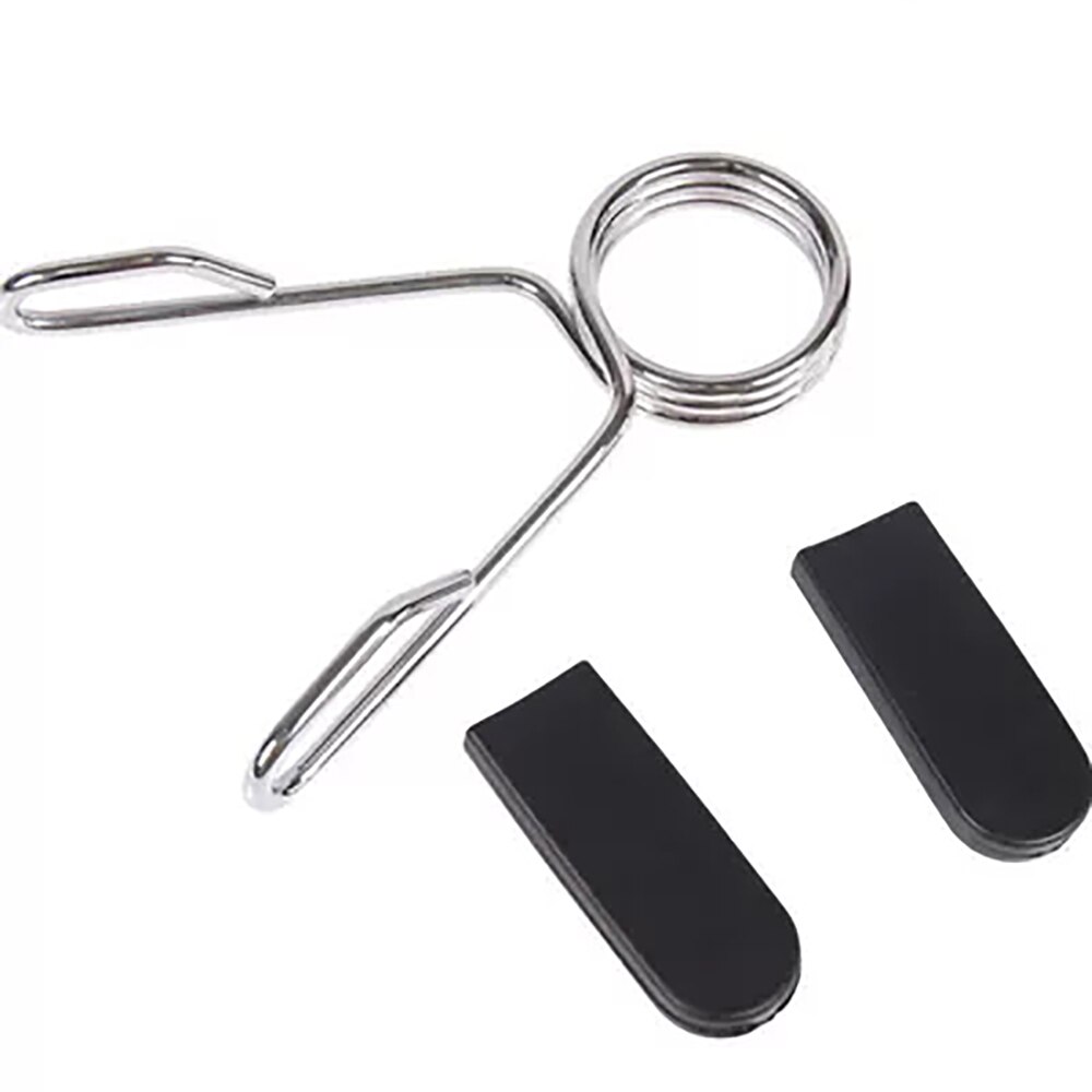 Weight Lifting CAP Barbell Standard 1-Inch Spring Clip Collars 1 Pair Weight Lifting Accessories