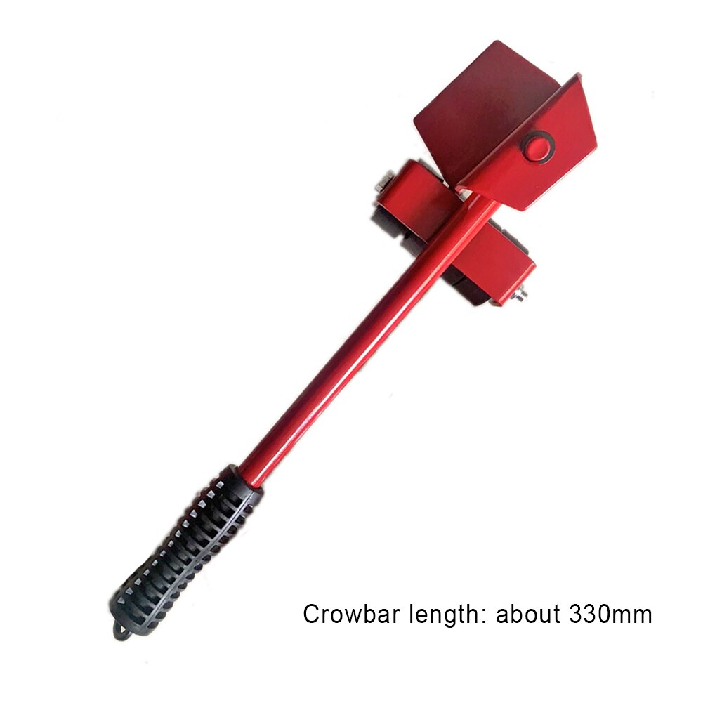 5Pcs Furniture Transport Lifter Tool Removal Lifting Moving Tool Heavy Stuffs Mover Furniture Wheel Roller Bar Mover Device
