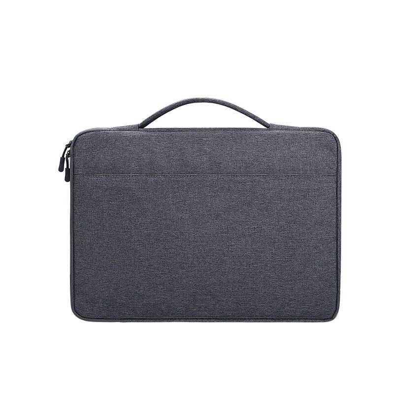 13.3 14.1 15.6 Inch Laptop Case Laptop Handtas Multi-Functionele Notebook Draagtas Voor Macbook Samsung Dell Hp: Dark grey / 15.6-inch