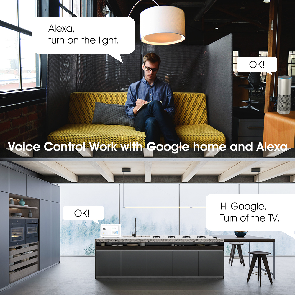 TREEYE IR Controller Blaster Infrared Wireless Remote Control via Smart Life Tuya APP Work with Alexa Google Home