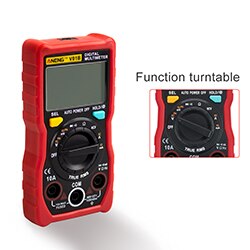 ANENG V01B 4000 Counts Digital multimeter comprobador automotive electrical dmm transistor tester capacitance meter test point: Red