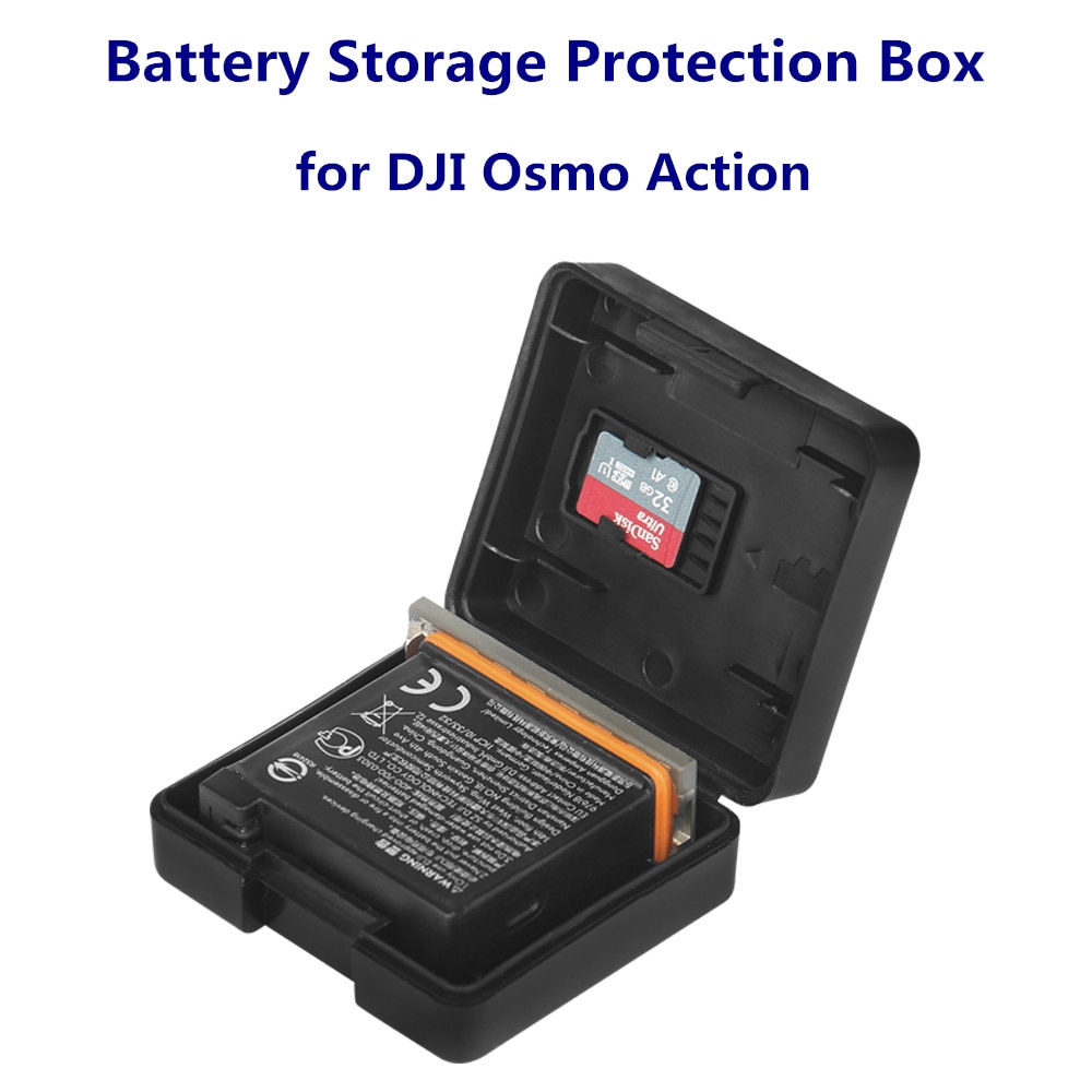 Osmo Action Beschermende Veilig Batterij Shell Opbergtas Case Box Type Accessoires Voor DJI Osmo Action Sport Camera