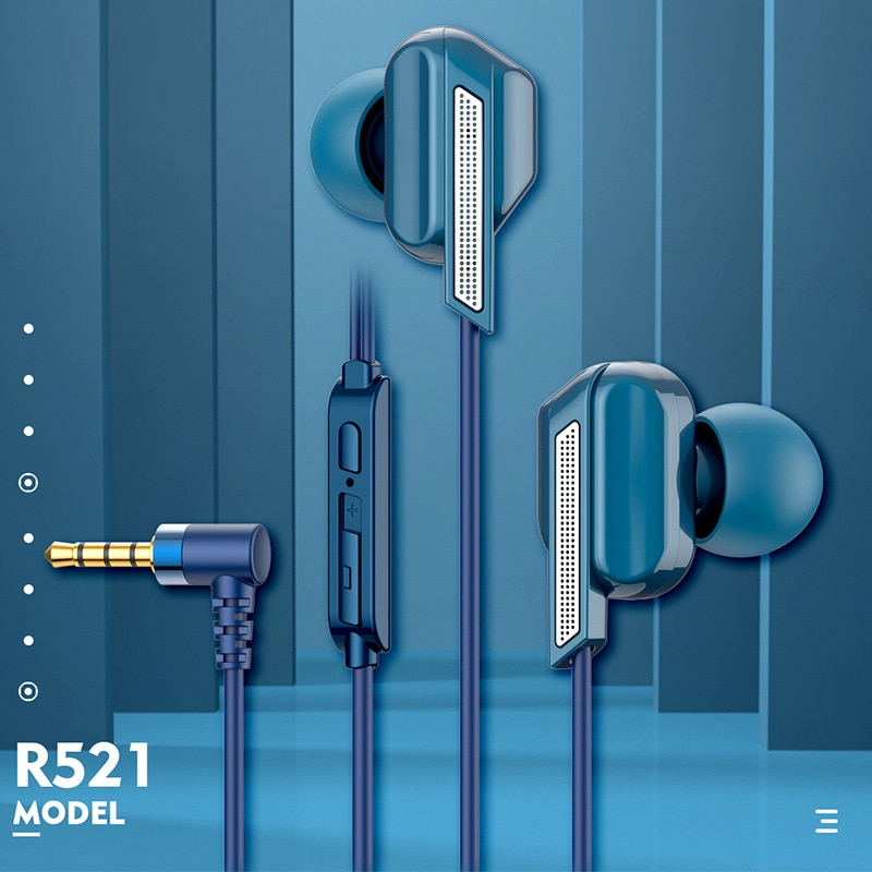 Auricolari Cablati T660 - Cuffie In-Ear HiFi per Apple e Huawei - Musica e Gaming: Rosso