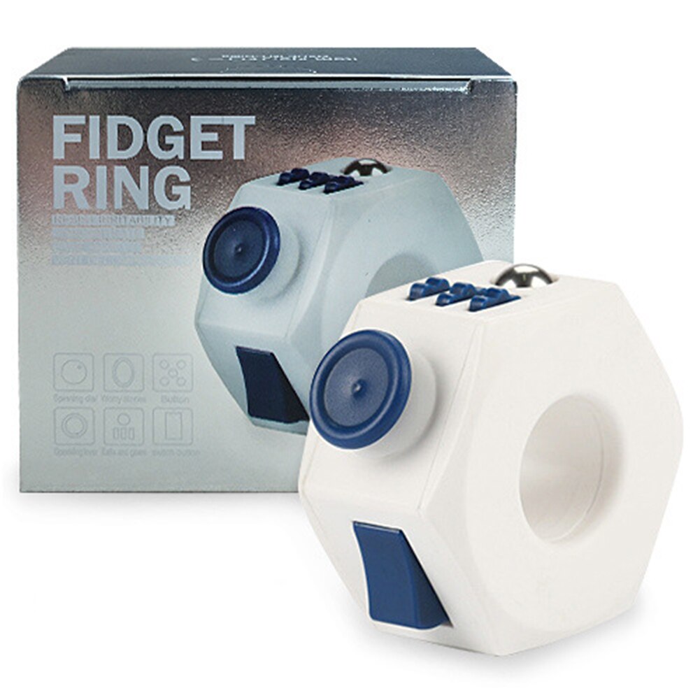 Riduzione della pressione divertimento regali creativi Fidget Ring giocattoli di decompressione divertente antistress Finger Vent giocattoli sensoriali