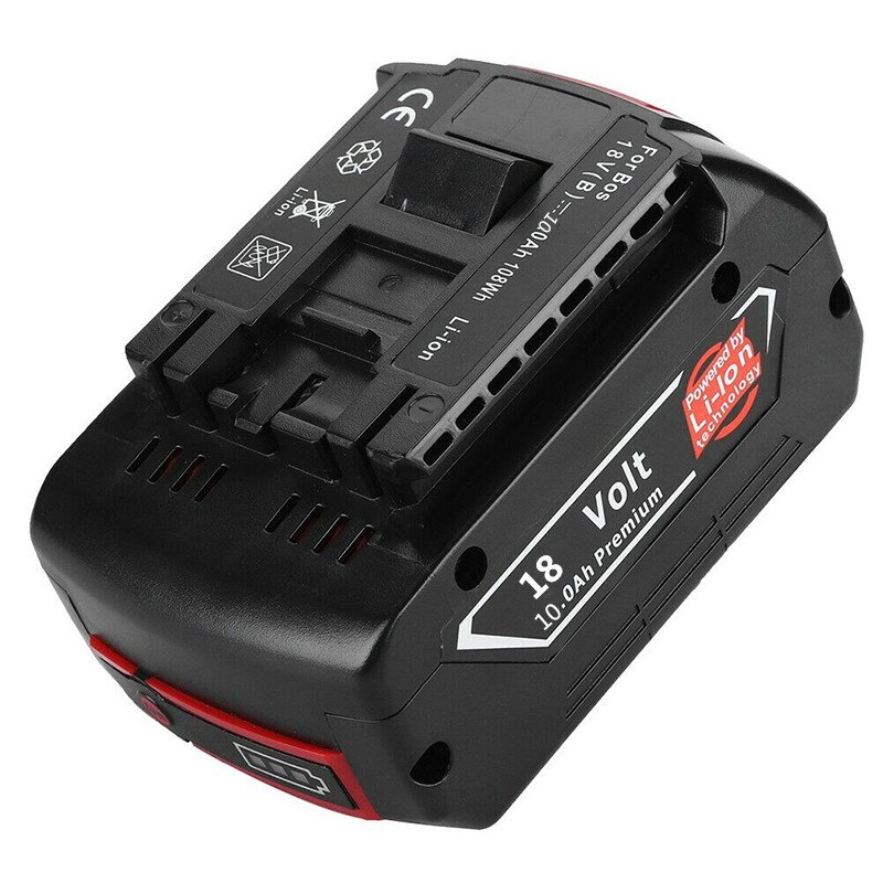 Bosch 18V10000mah Rechargeable Battery For Bosch 18V Battery Backup10.Ah Portable Replacement BAT609 Indicator light