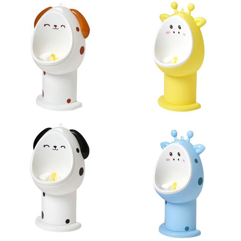 baby gutt potte toalett trening låve stå vertikal urinal takrenne tisse spedbarn smålåve veggmontert krok potte toalett blå