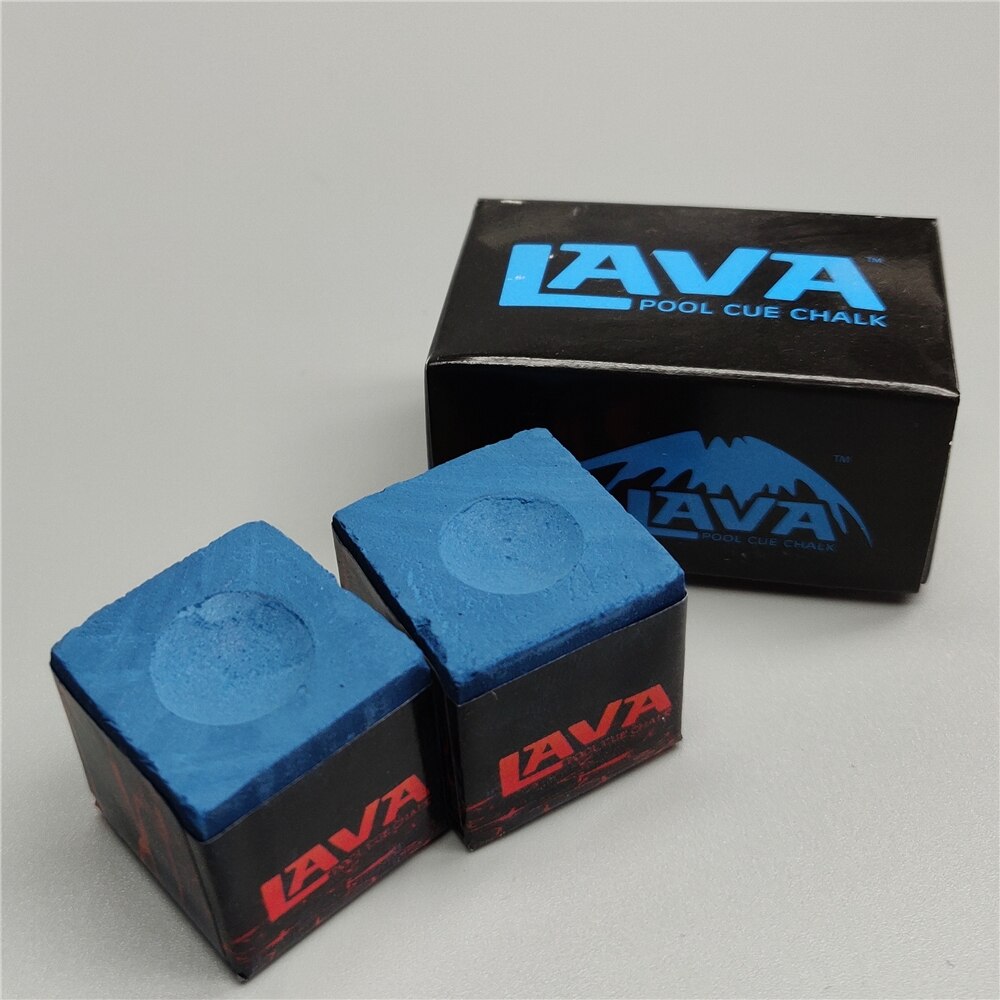 Biljartkrijt poolkrijt 2 stuks/doos lava biljart carambole poolkeu tip blauwe krijtjes biljartaccessoires