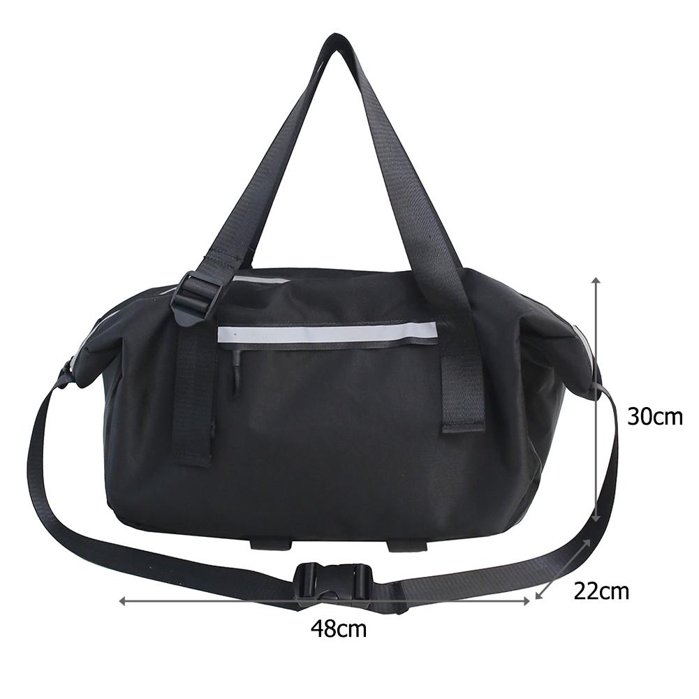 Sac à bandoulière unisexe en Nylon Durable Simple personnalité Sports de plein air grande capacité confortable sac à main à bandoulière