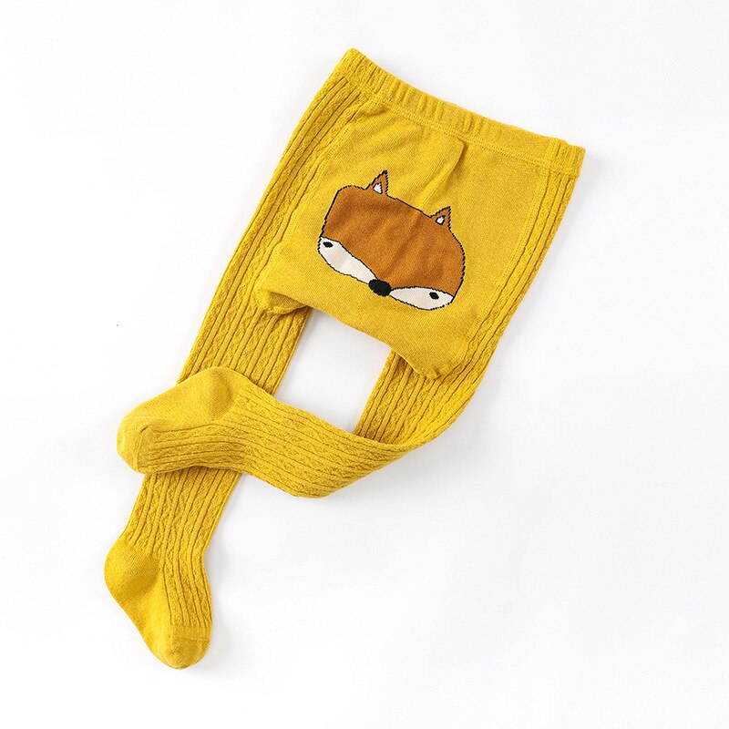 Medias de algodón suave para niños y niñas de 1 a 6 años, ropa de bebé, pantimedias: yellow / 0-1 years