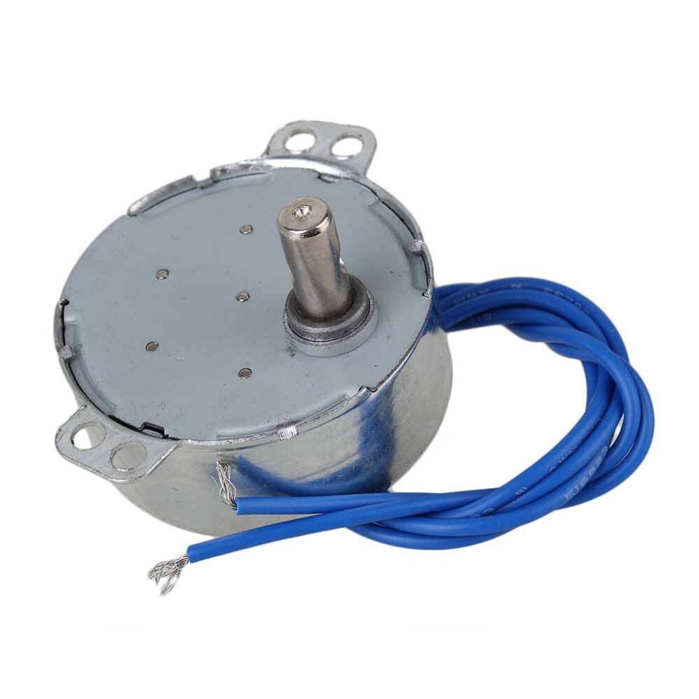 TYC-50 AC 110V Synchronous Gear Motor – 20-24 RPM, 4W, CW/CCW, 7mm Shaft, Quiet Operation For DIY & School Projects