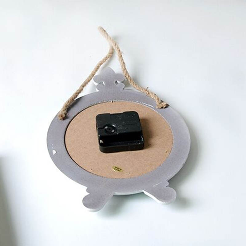 nordisch retro Holz Tisch Uhr Runde Altmodische Schreibtisch Uhr Schlafzimmer Nachttisch Dekoration Heimnutzung Schreibtisch Dekorative Artikel