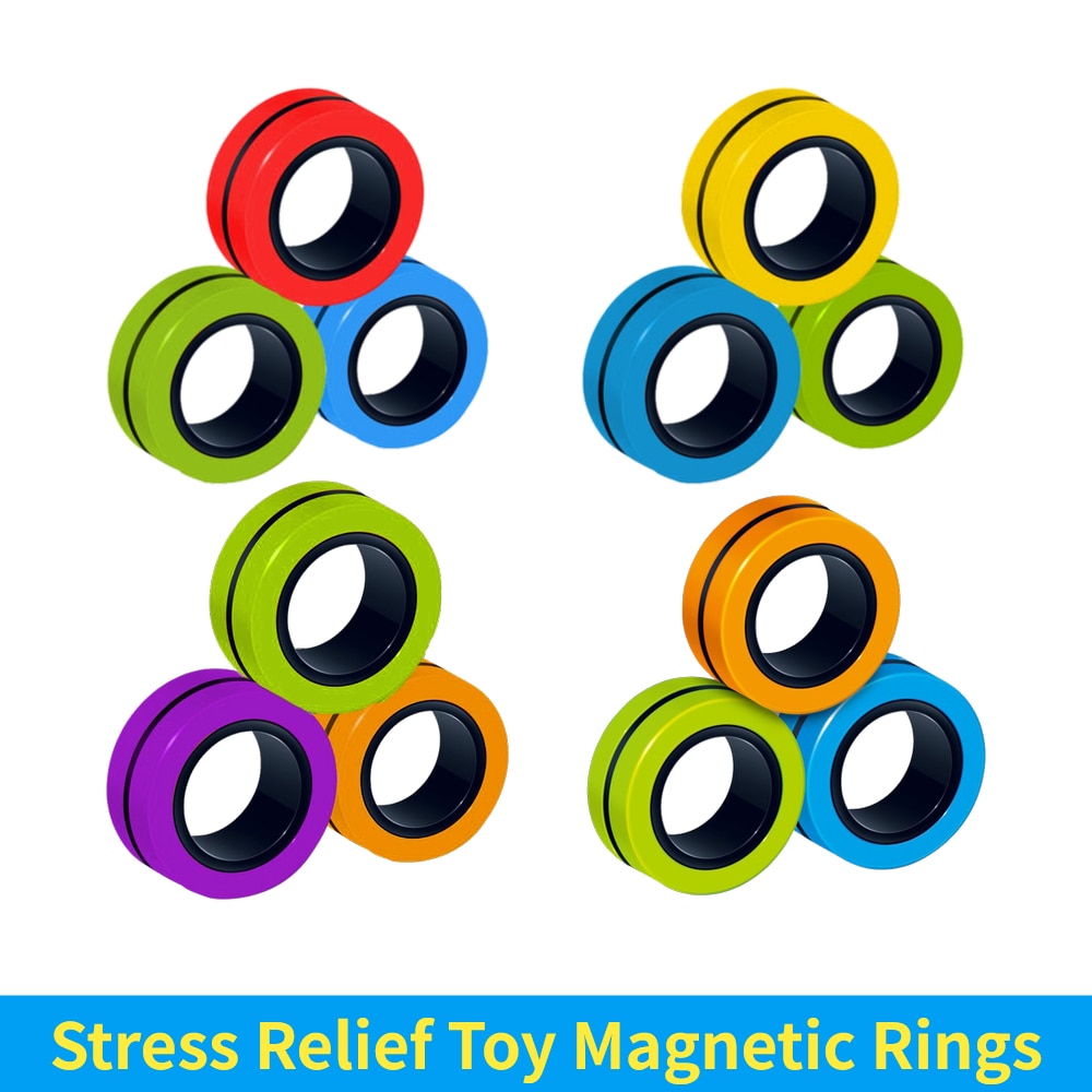 Magnetische Armband Ring Entpacken Spielzeug Magie Ring Requisiten Werkzeuge Dekompression spielzeug Ornament Stress Entlasten Dekompression Spielzeug antistress-