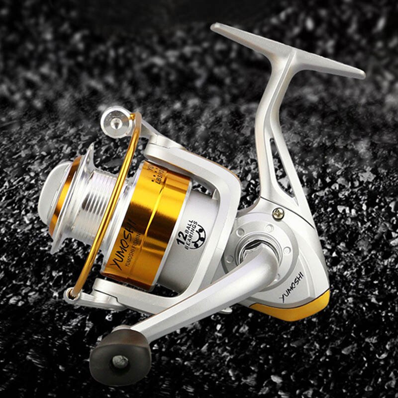 Vissen Reel 12BB 5.5:1 Metalen Spoel Karper Bass Visgerei Spinning Reel Vis Wiel Accessoires SEC88