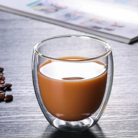 Water Fles Koffie Cup Hittebestendige Dubbele Wand Glazen Beker Bier Handgemaakte Melk Citroensap Cup Drinkware Thee Mokken