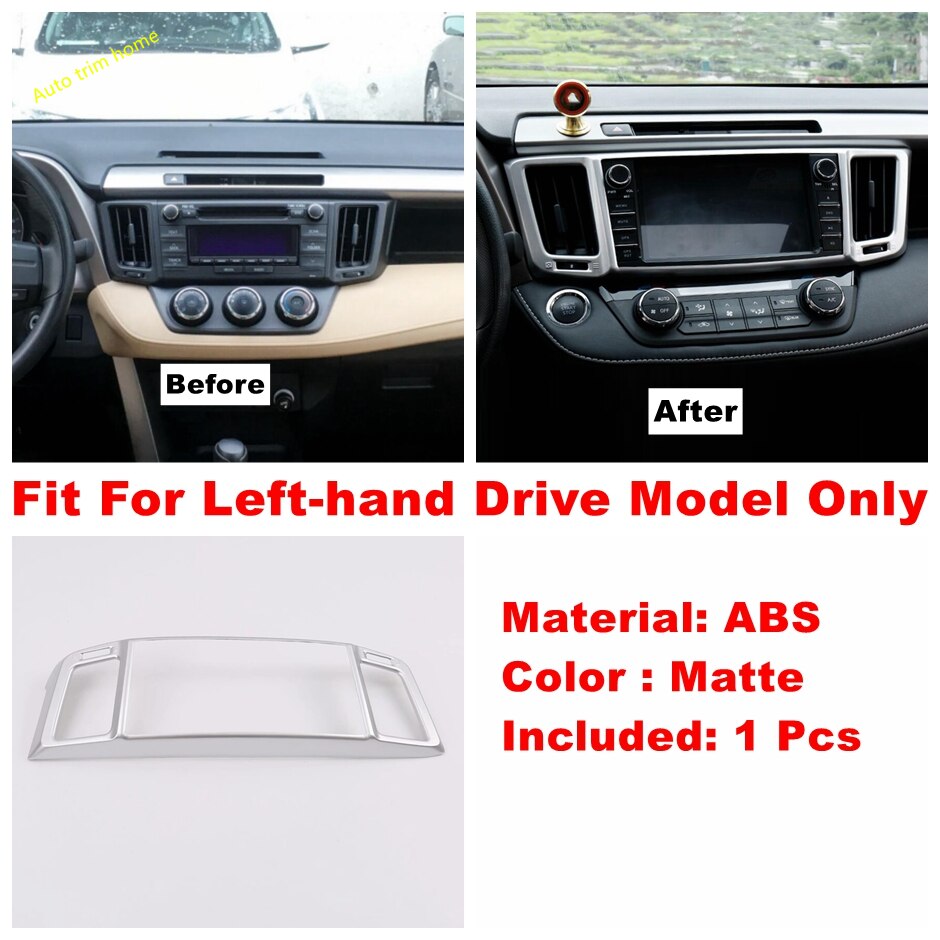 Gear Box Air AC Cup Holder Reading Lights Control Panel Cover Trim For Toyota Rav4 Rav 4 - Interior Accessories Matte: Model O