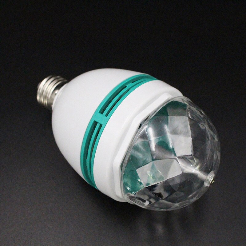 RGB Lamp LED Bulb Stage Bulb Disco DJ Party Dance Lighting Auto-Rotation B27 Bayonet / E27 Screw 3W