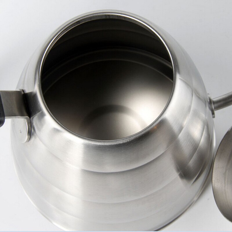 900ML Big Capacity High Grade Coffee Kettle 304 Stainless Steel Induction Cooker Use Coffee Pot
