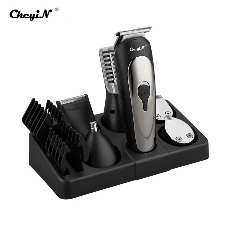 Multifunctional Hair Trimmer Grooming Set Cordless Body Trimer Beard Hair Clipper Rechargeable Nose Ear Haircutting Machine