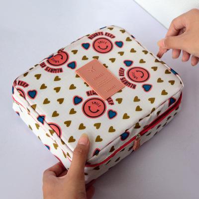 Bolsa de viaje de nailon para cosméticos, cubos de embalaje a la , nueva bolsa neceser de viaje para mujer, organizador de maquillaje para el hogar, bolsa de viaje: 11