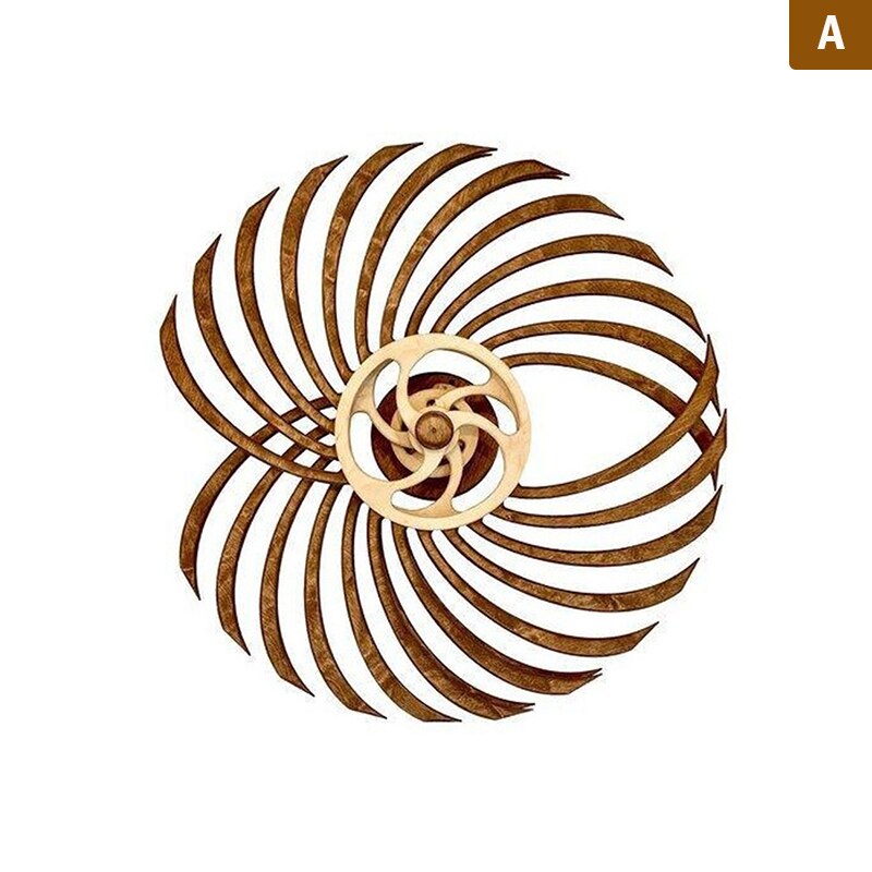 Retro 3D Handmade Wooden Windmill Reversal Statue Rotating Sculpture For Garden Decorations: a