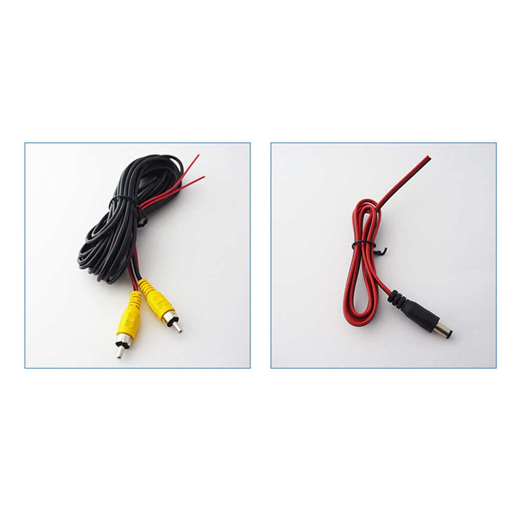 Câble vidéo pour caméra de recul, pour vue arrière de voiture, universel, Parking, fil de 6m, surveillance multimédia avec câble d&#39;alimentation