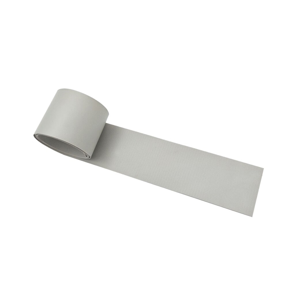 Uppblåsbar kajakbåt gummijolle vattentät pvc reparationslappverktygssats, grå , 51 x 1000mm