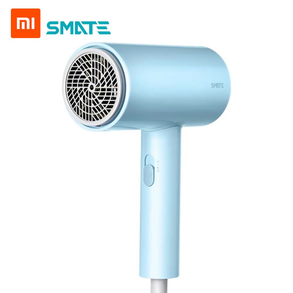 Xiaomi Smate Hair Dryer 1800W Hairdryer 3 Gears Negative Ions Dual-layer Air Intake Net Overheating Quick-drying Hair Tools 220V: Multi